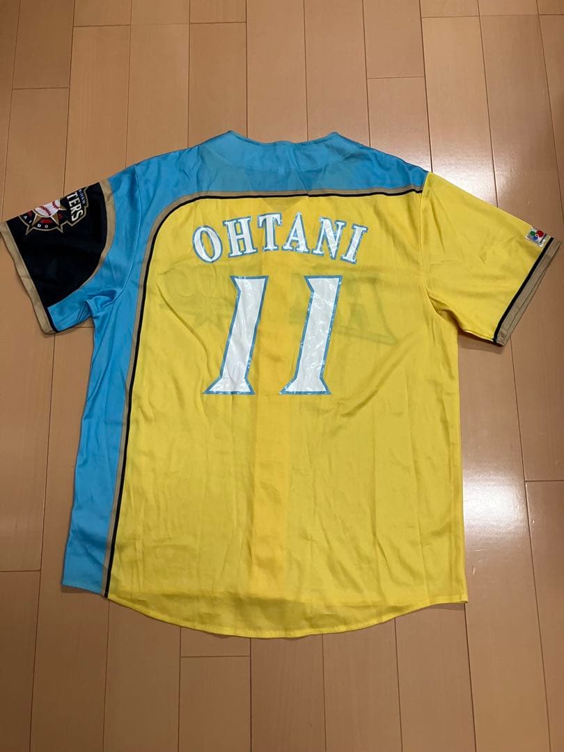 大谷翔平　ユニフォーム　北海道日本ハムファイターズ　レプリカ　イエロー　プリント