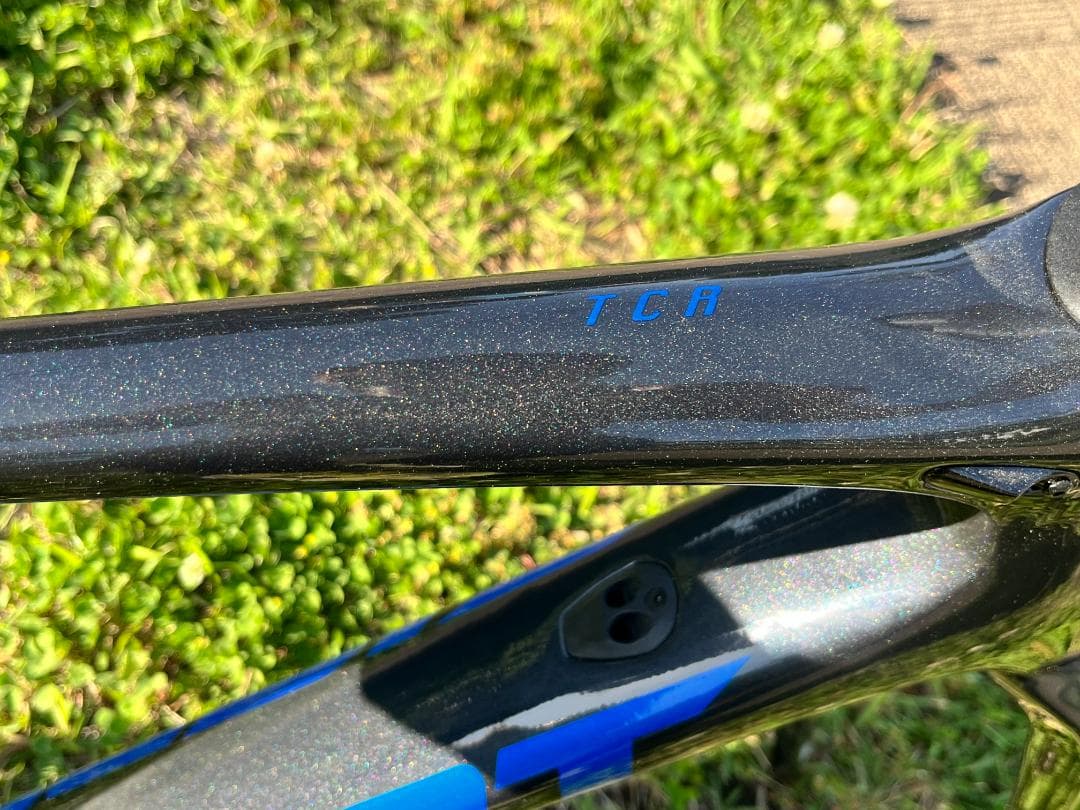 たこちゃんGIANT TCR カーボンフレーム ブラック/ブルー