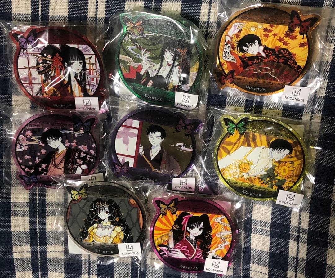 xxxHOLiC くじメイト ラメアクリルバッジ セット