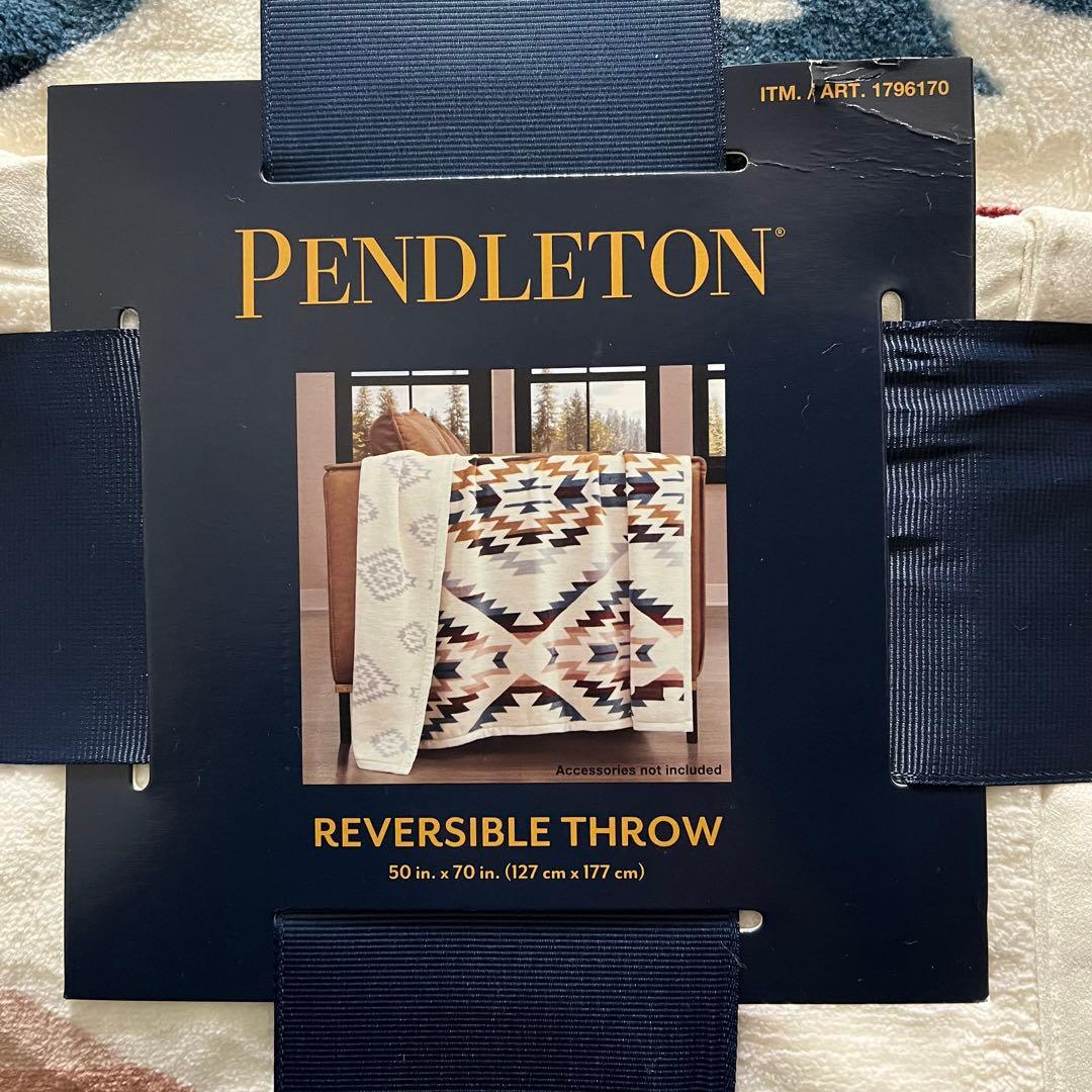 ペンドルトン リバーシブル ブランケット 毛布 ひざ掛け 2点セット