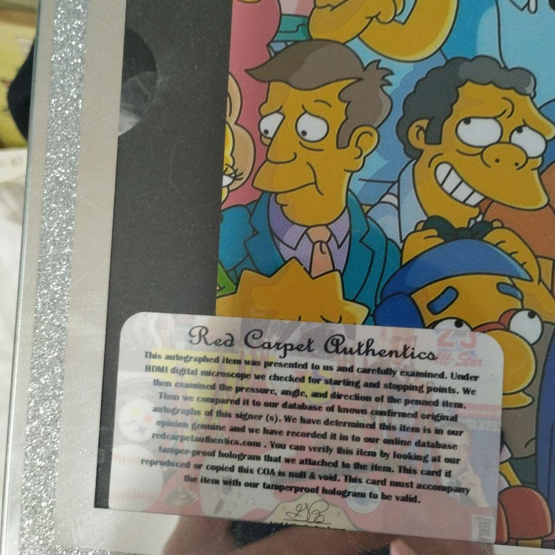 ザ・シンプソンズ原作者マット・グレイニング直筆サイン　鑑定書つき