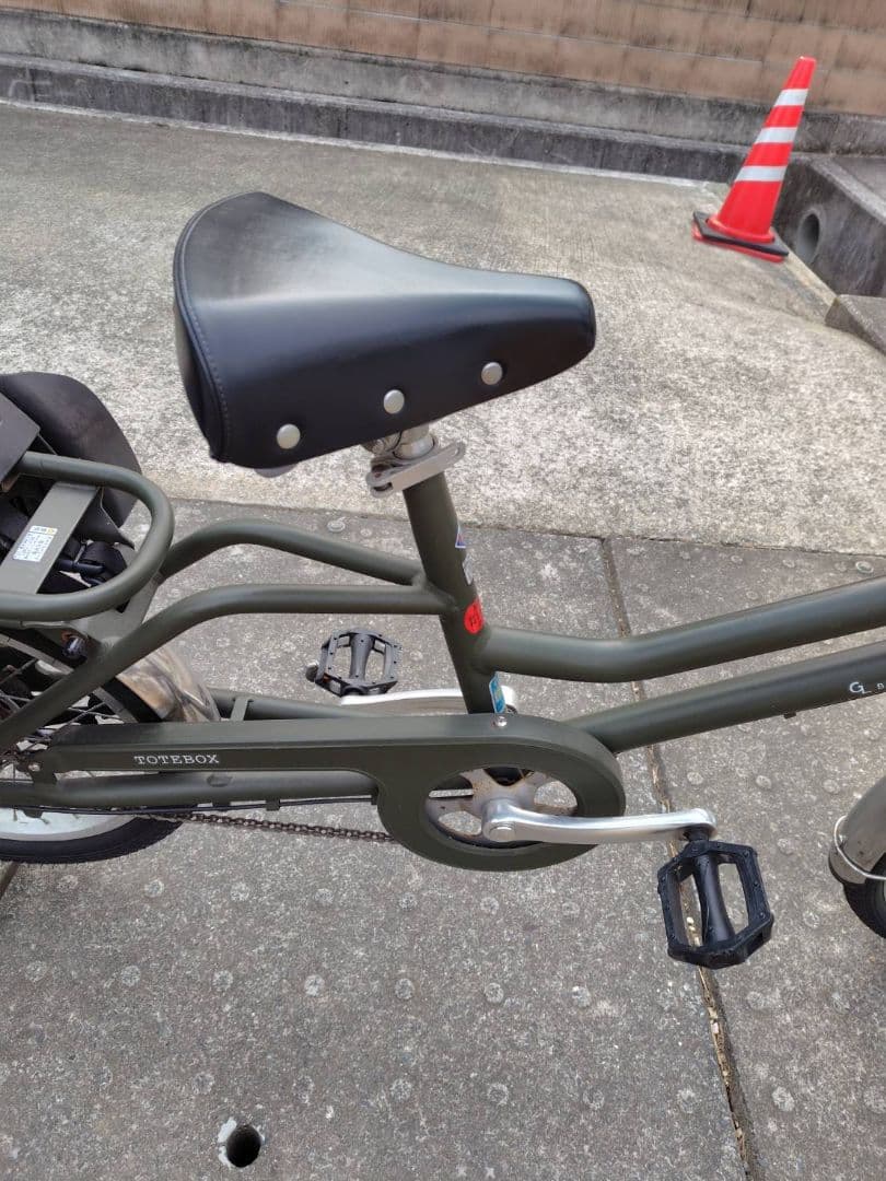姫路市手渡し限定　子供乗せ自転車　ブリジストン　トートボックススモール