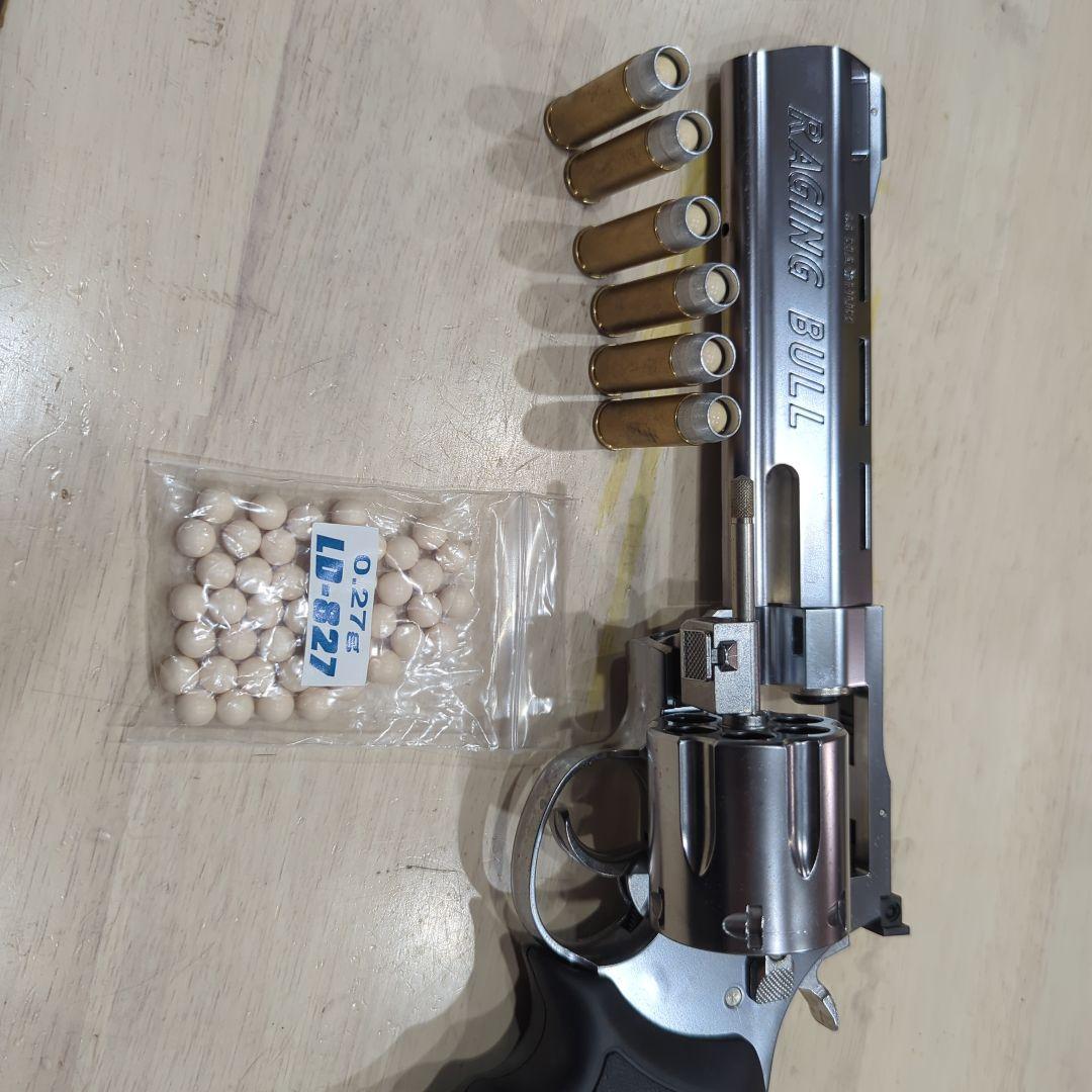 RAGING BULL ガスリボルバー8mmbb弾