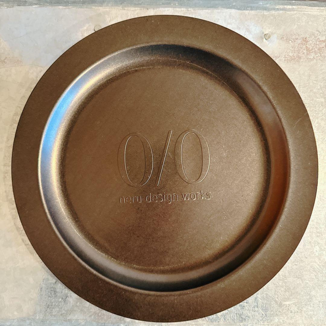 ★neru design works O-sara22 2枚ブラック BK 皿