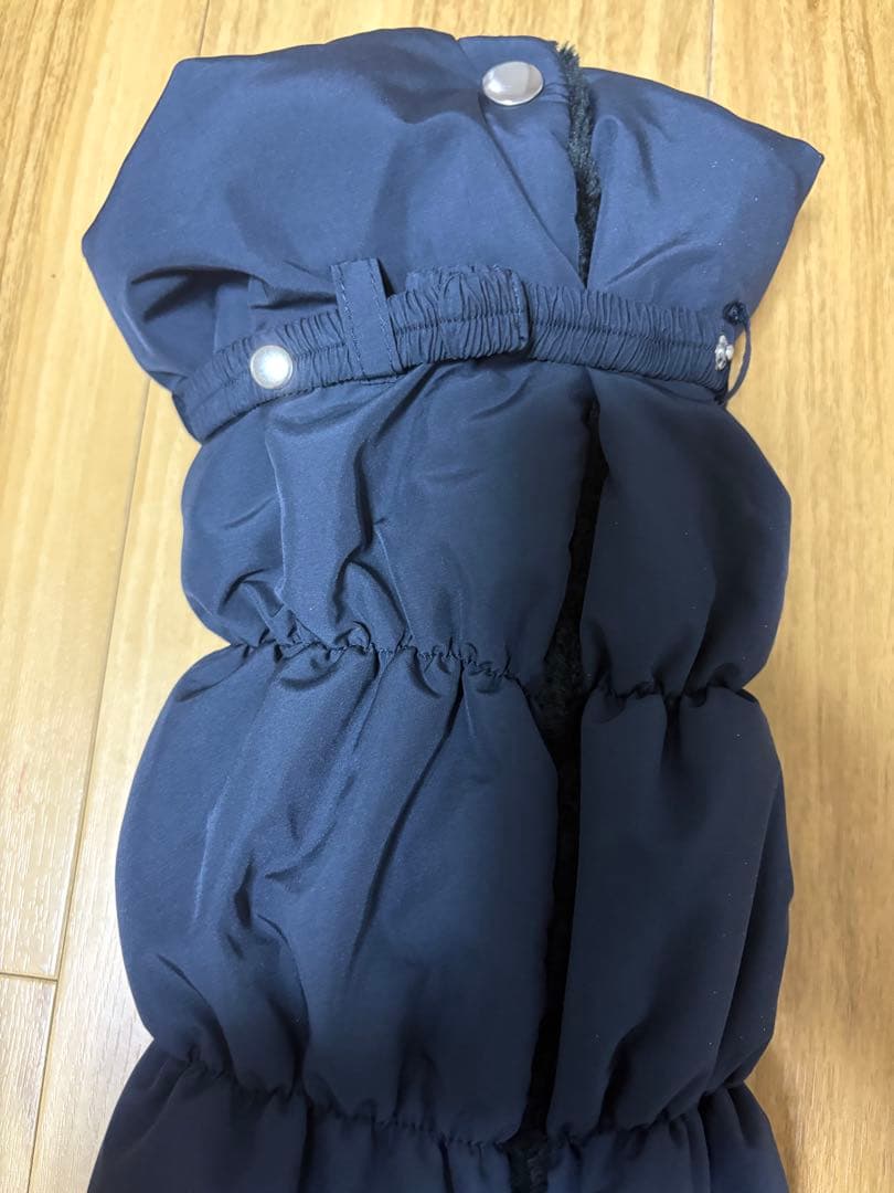 and per se 中綿レッグウォーマー　ネイビー