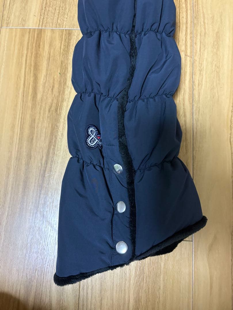 and per se 中綿レッグウォーマー　ネイビー