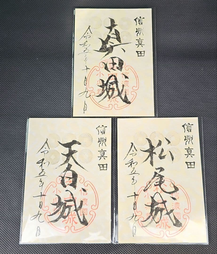 真田城 手書きイベント コッパ・チェントロ・ジャポネ2023版 御城印