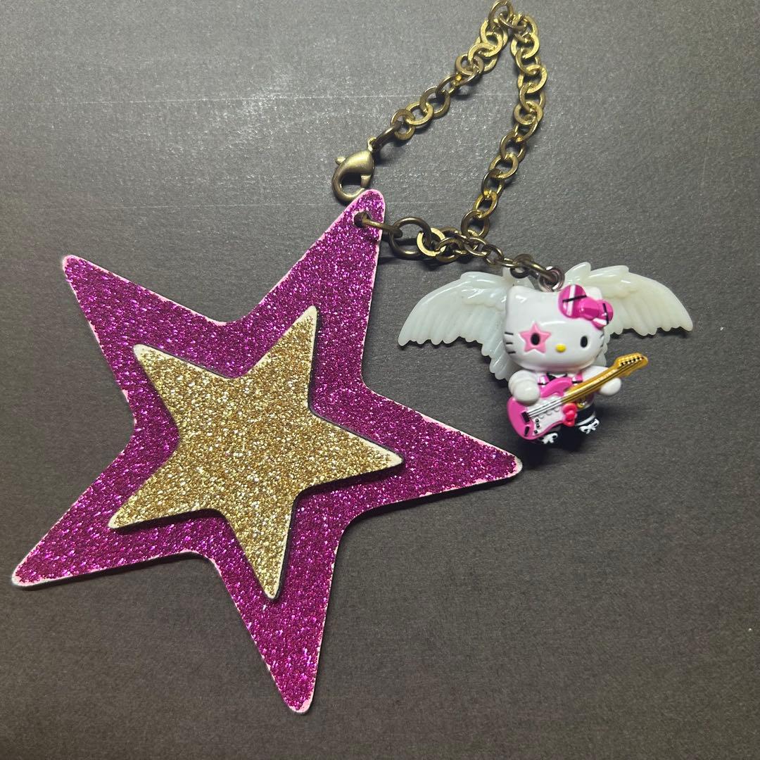 激レア ハローキティ　ロック ストラップ　レア　ROCK