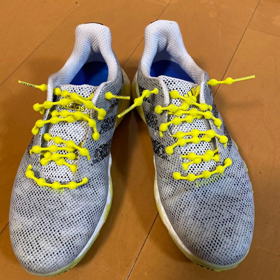 adidas ゴルフシューズ グレー/イエロー