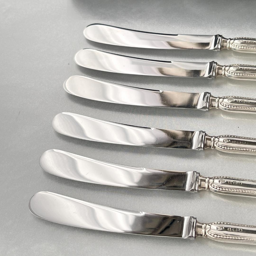 【Josiah Williams 】 【純銀ハンドル】 ティーナイフ 6本