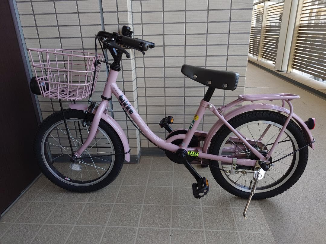 あんな【bikke m ビッケ】子供用自転車 オールドローズ 16インチ