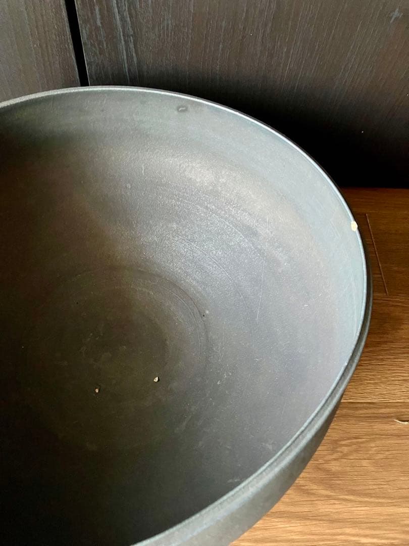 伊藤環　錆銀彩大鉢