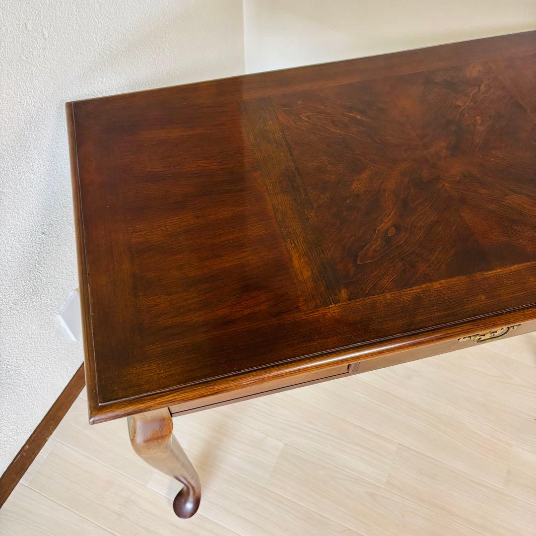 【希少品】　vintage アンティーク調　デスク　猫足　送料込み