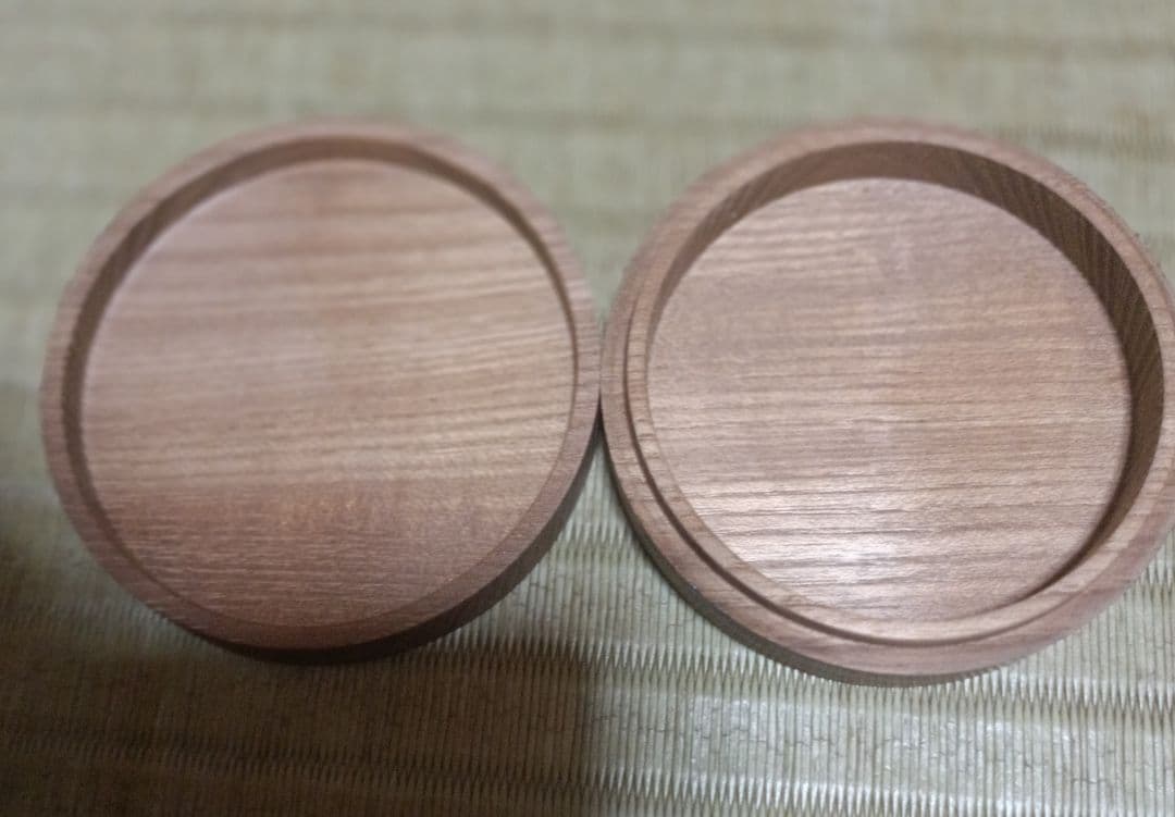 欅材螺鈿片輪車本金蒔絵香合木製茶道具 木箱付き