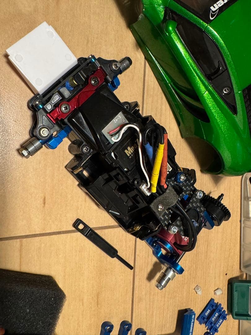 京商 MR-03 Evo W-MML 8500kv赤◆フルオプ◆アルミ、付属多数