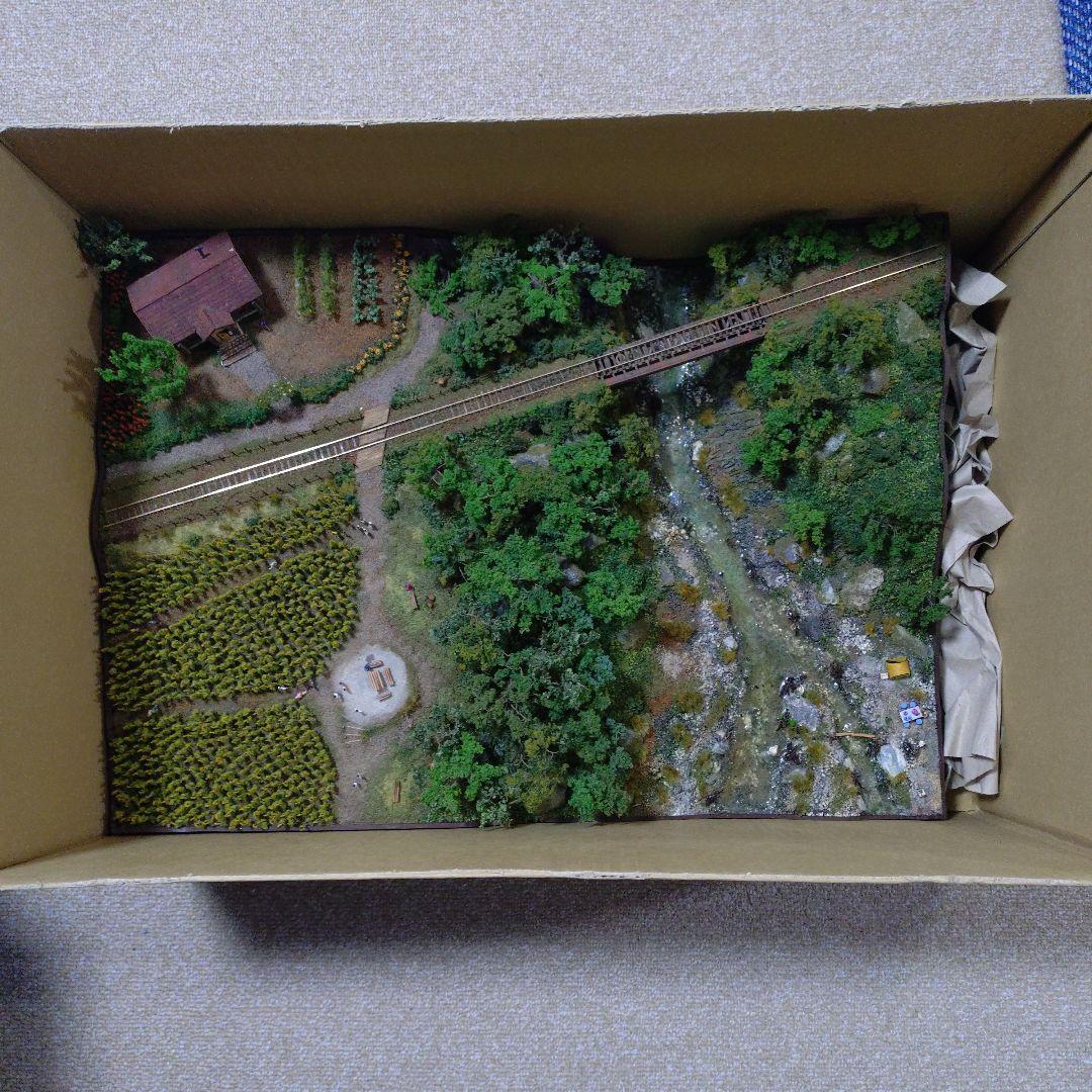 ジオラマ【60✕43cm程度】　Nゲージサイズ?　レール幅（9mm）