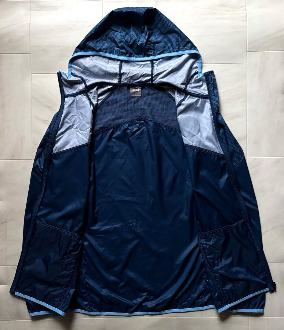 プーマ マンチェスターシティ ウォームアップジャケット ドライセル ラグラン M