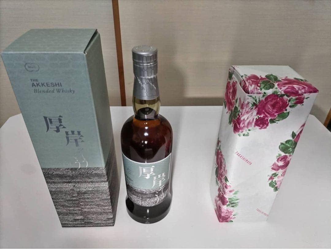 白州シングルモルトウイスキー　厚岸ブレンデッドウイスキー　セット売り