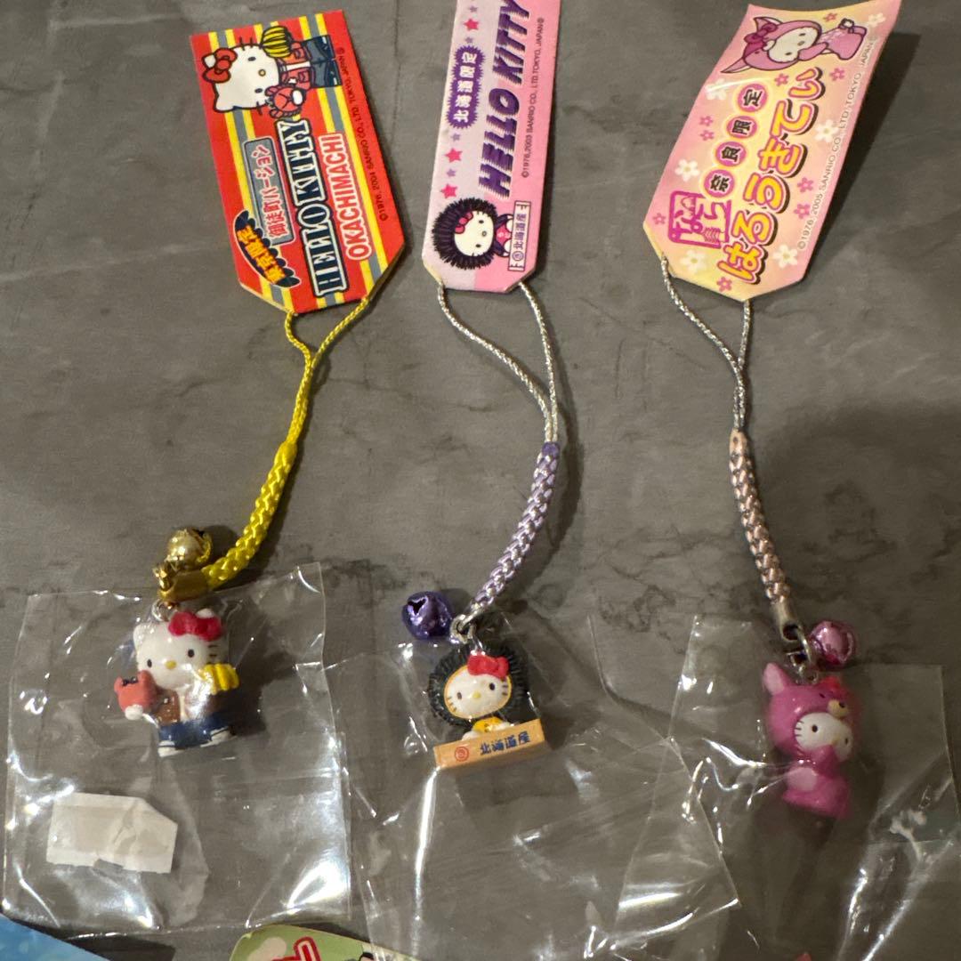 ご当地キティ　根付ストラップ　15点セット　レアあり