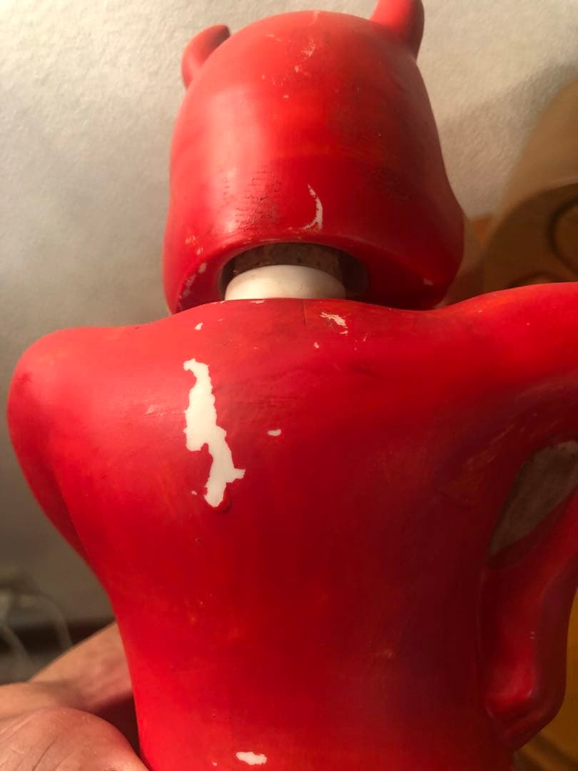 ビンテージ　デビル 悪魔　サンデビル　デカンタ　ミッドセンチュリー レッドデビル