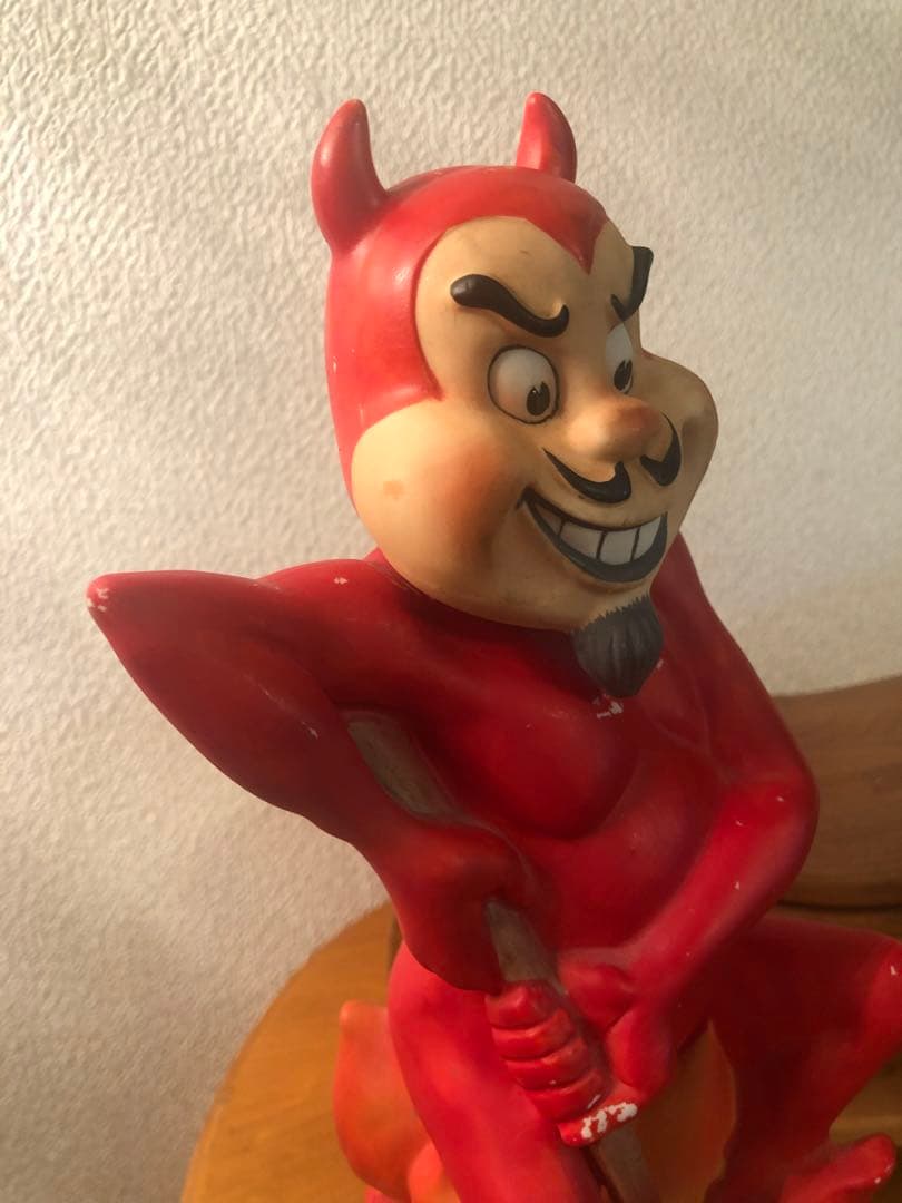 ビンテージ　デビル 悪魔　サンデビル　デカンタ　ミッドセンチュリー レッドデビル