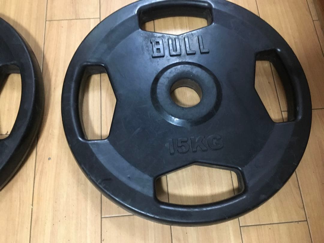 ufuku ブル オリンピックバーベルプレート穴径50mm 計 65kg