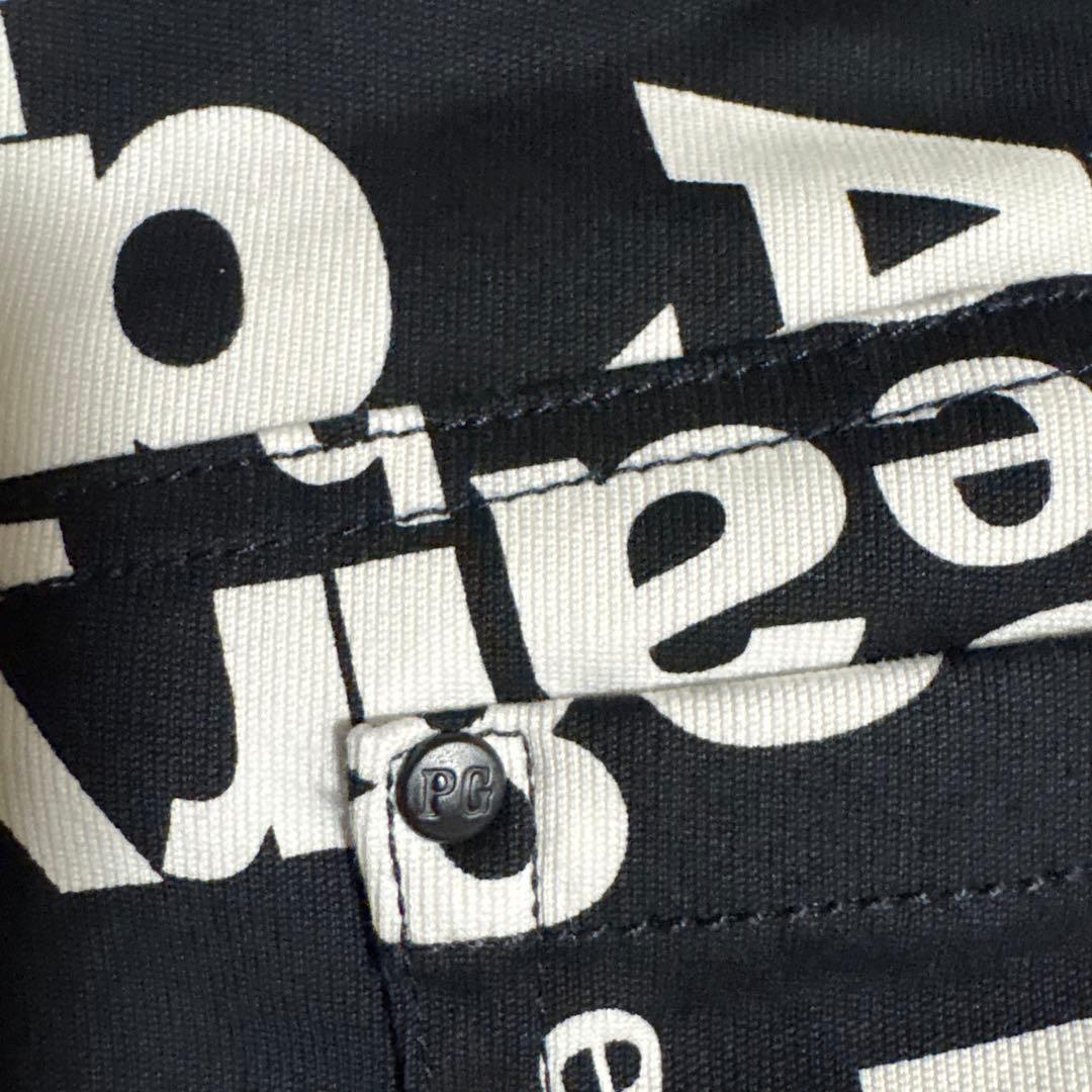 【美品】PEARLY GATES アルファベットプリントパンツ