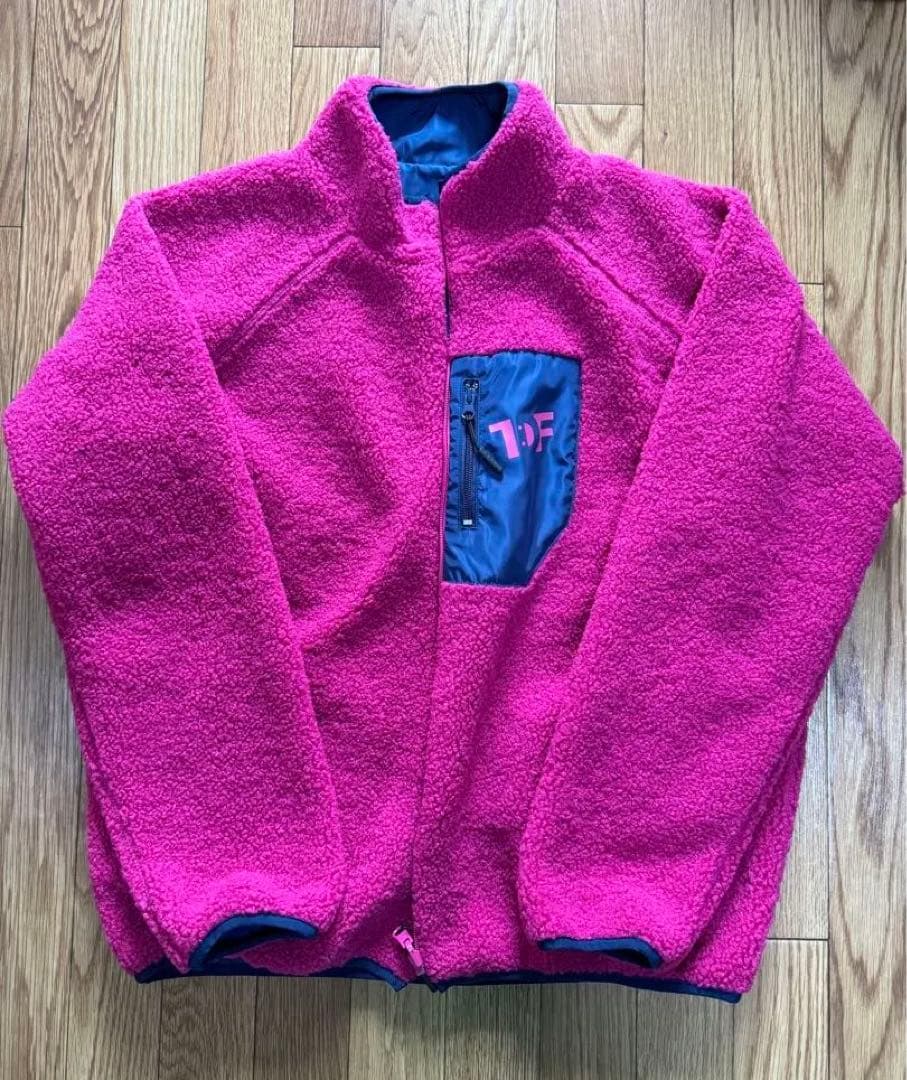 ももクロ 佐々木彩夏 TDFライトボアジャケットピンク（リバーシブル） Lサイズ