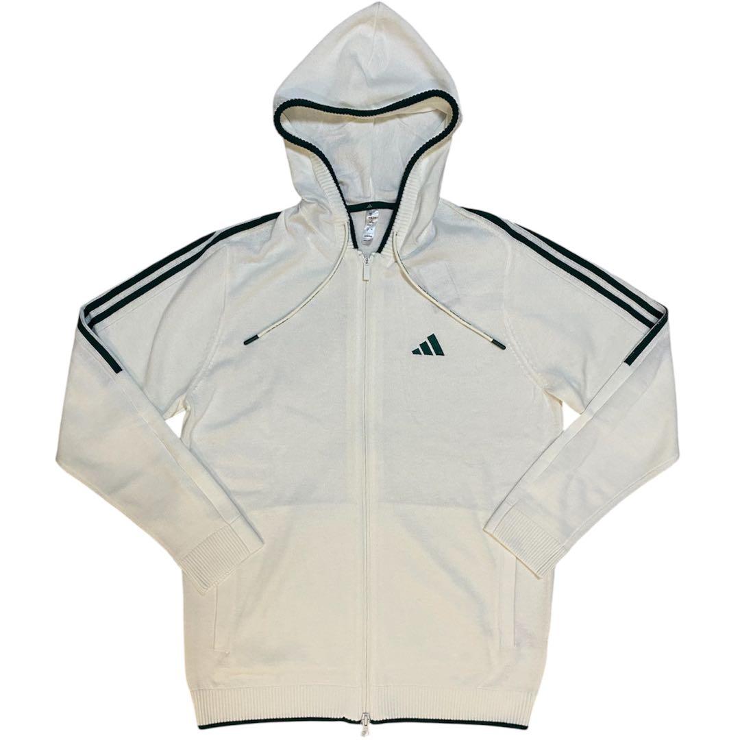 ⭐︎ミント⭐︎adidasゴルフ プライムニット フルジップフーディー L