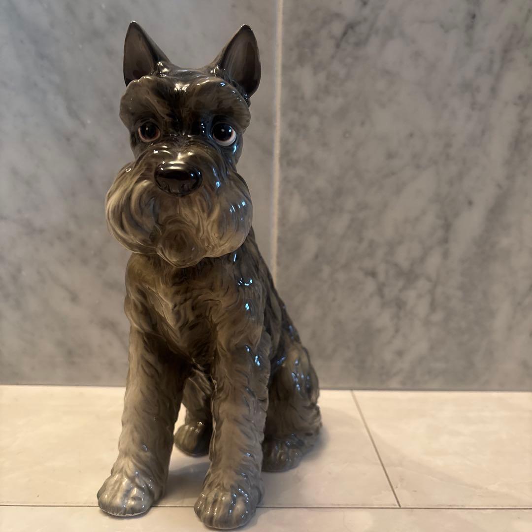 アメリカ1970-80年代ヴィンテージ生きているように美しい瞳で凛と佇む犬