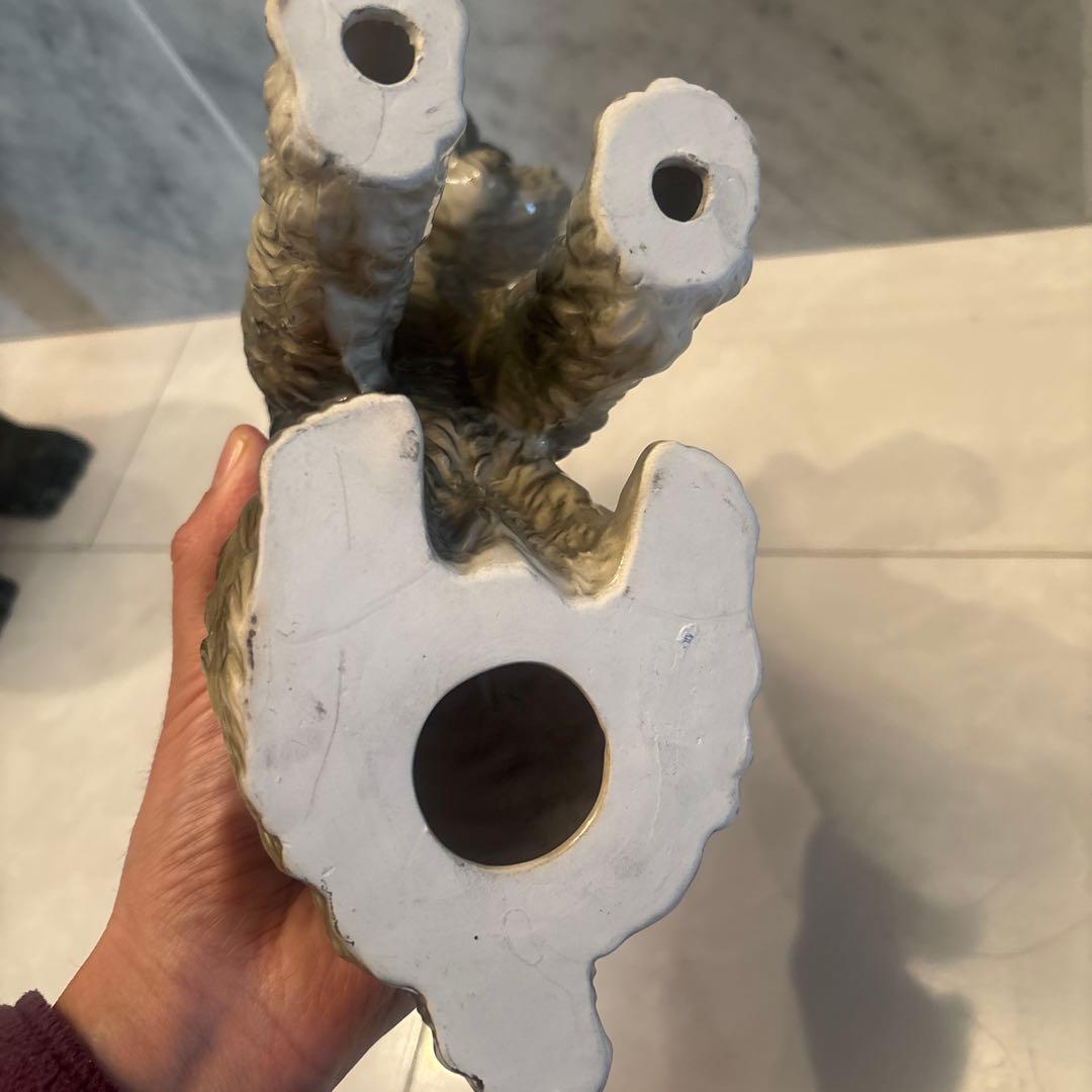 アメリカ1970-80年代ヴィンテージ生きているように美しい瞳で凛と佇む犬