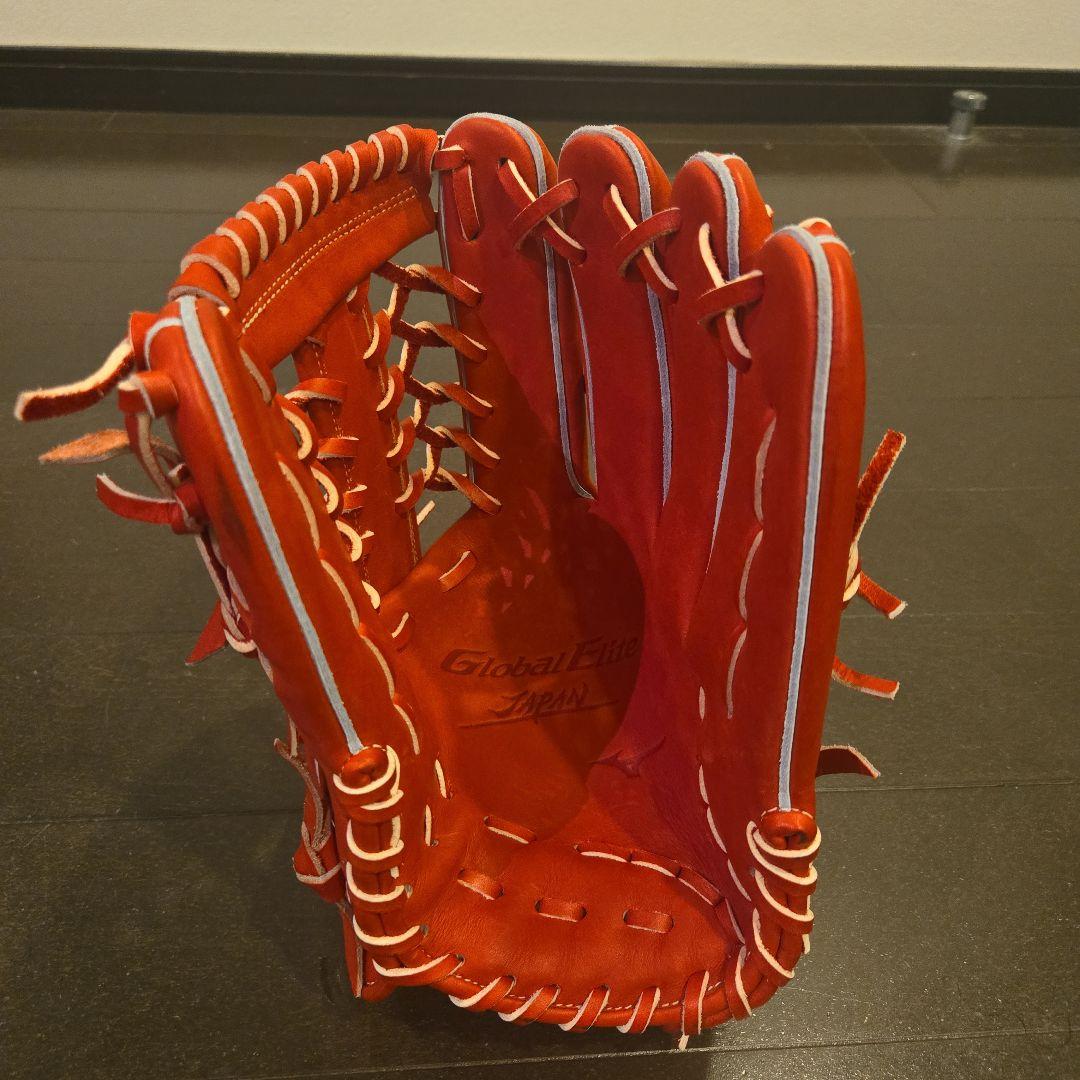 【希少日本製】ミズノ　グローバルエリートJAPAN　硬式外野手用野球グローブ