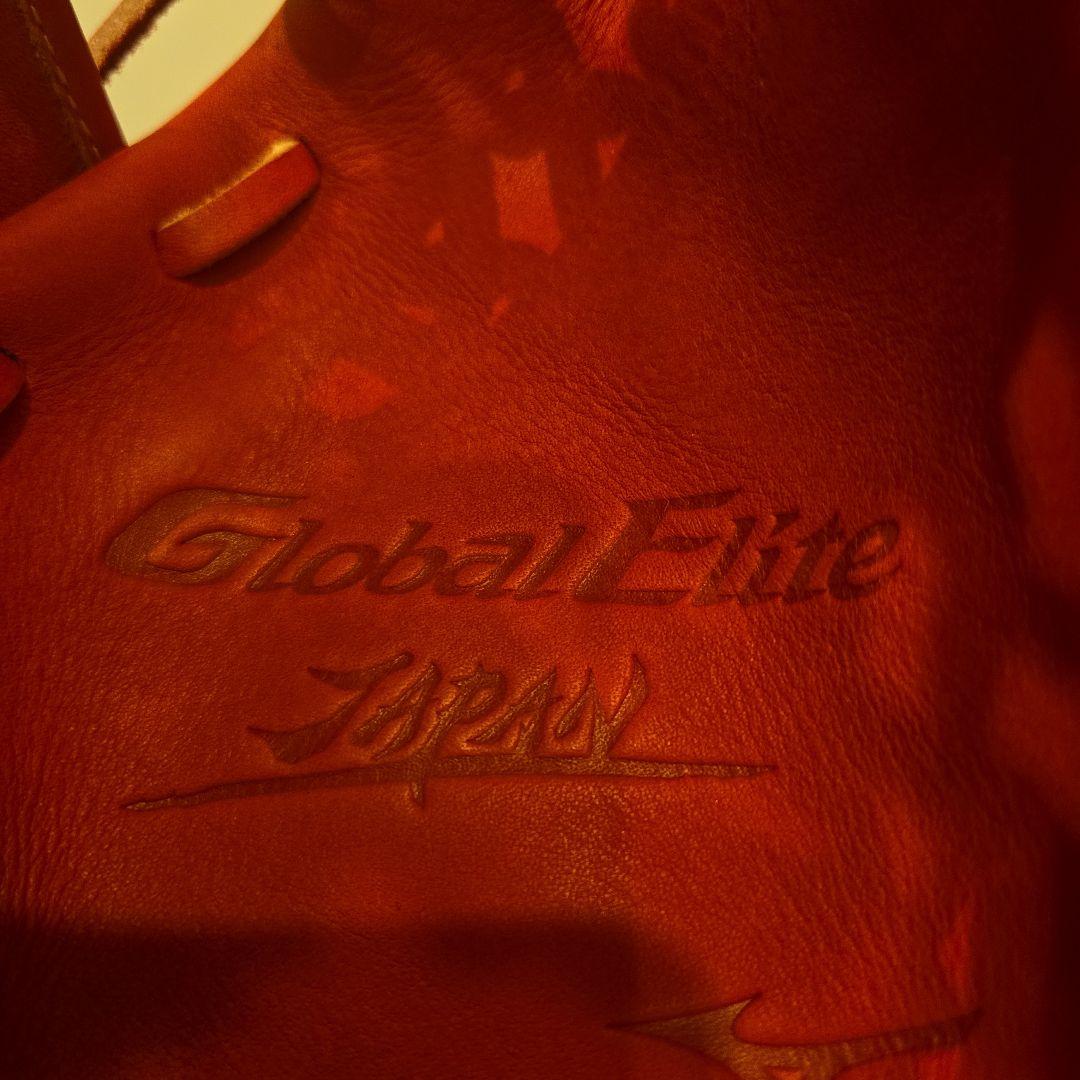 【希少日本製】ミズノ　グローバルエリートJAPAN　硬式外野手用野球グローブ