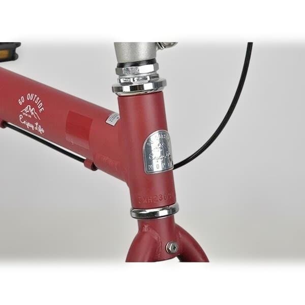 折りたたみ自転車 モンテ AL 16インチ マットレッド YG-1452