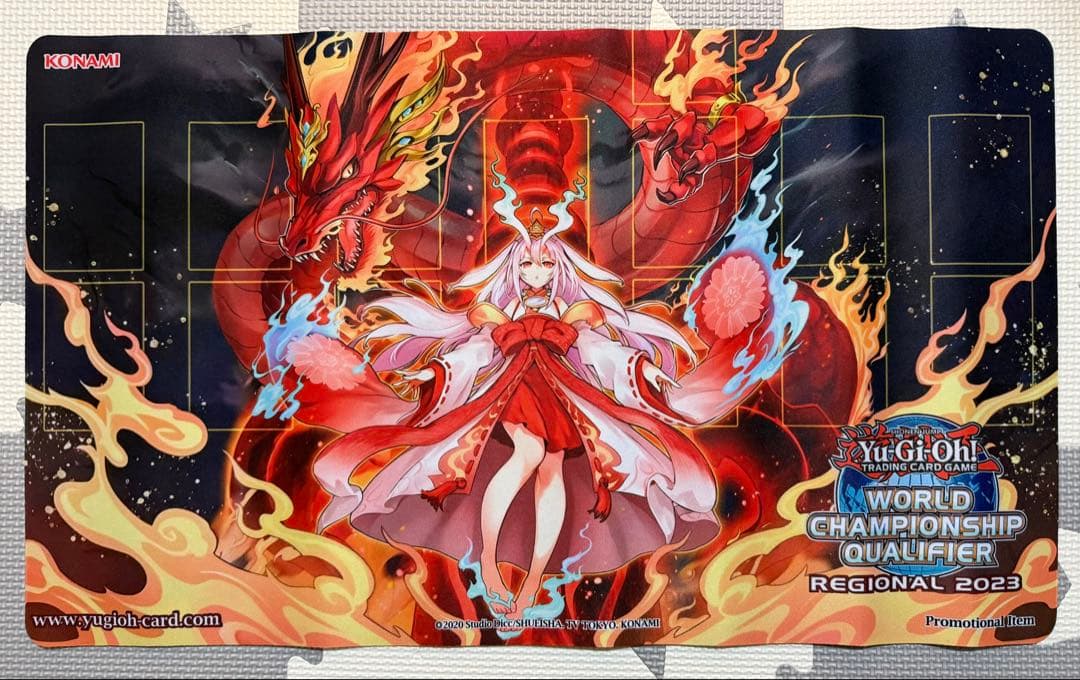 シ*ナ様 遊戯王プレイマット『倶利伽羅天童』