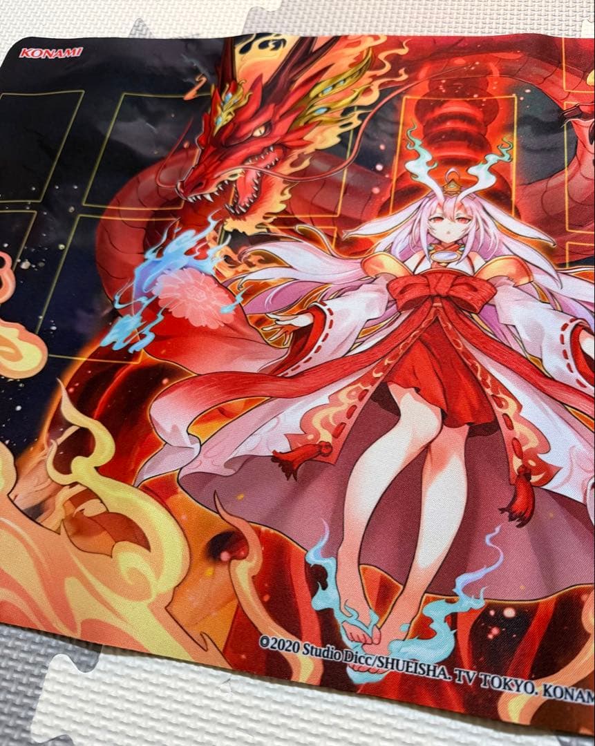 シ*ナ様 遊戯王プレイマット『倶利伽羅天童』