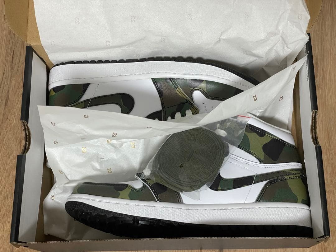 【新品未使用】Nike Air Jordan 1 HIGH G カモフラージュ