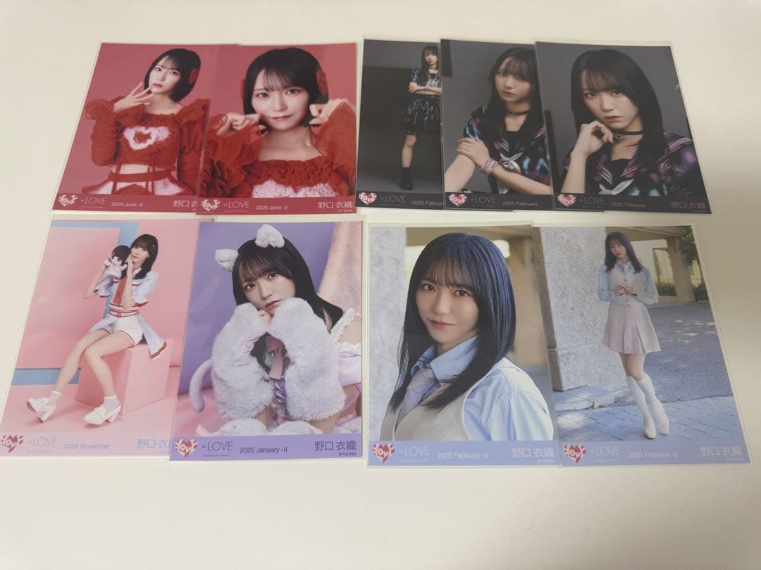 ぽ*る様 野口衣織　生写真　まとめ売り