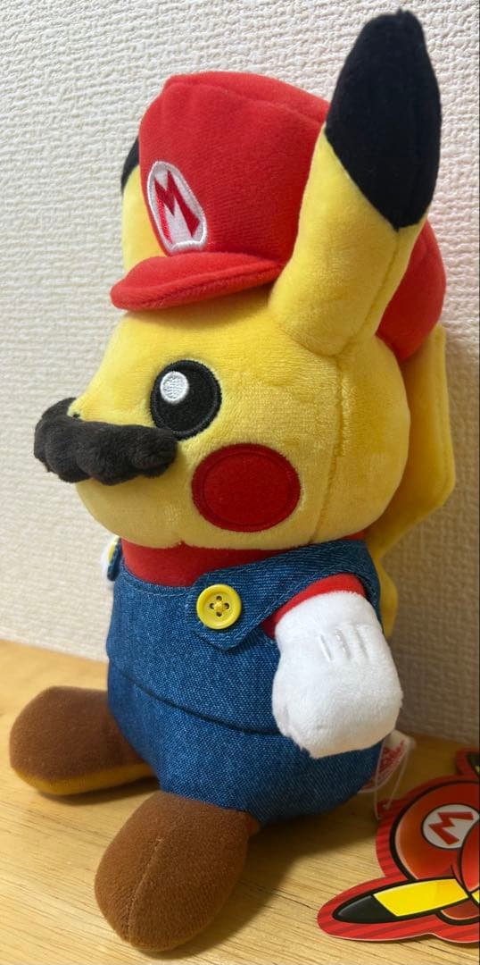 マリオピカチュウ　ルイージピカチュウ　ぬいぐるみ