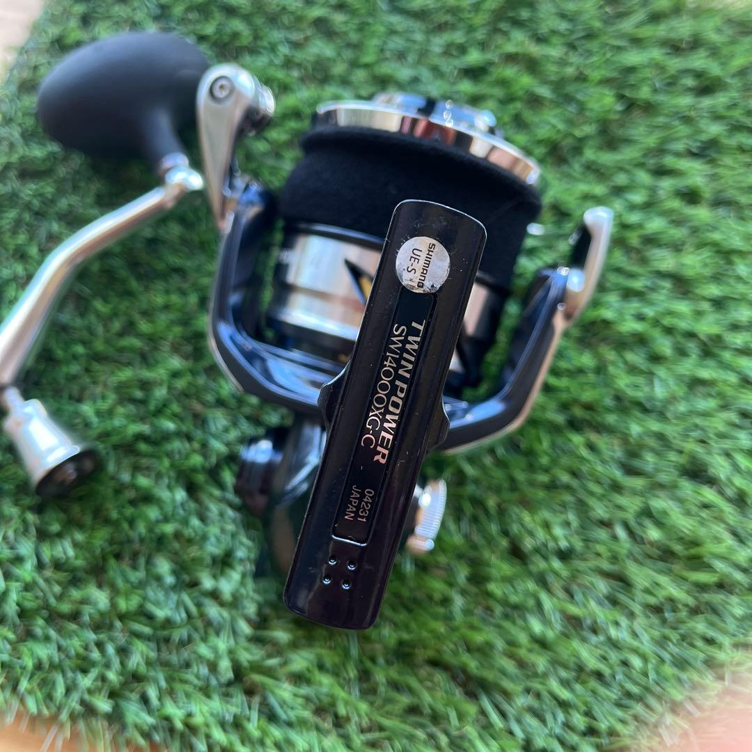 SHIMANO 21TWIN POWER SW14000XG リール中古