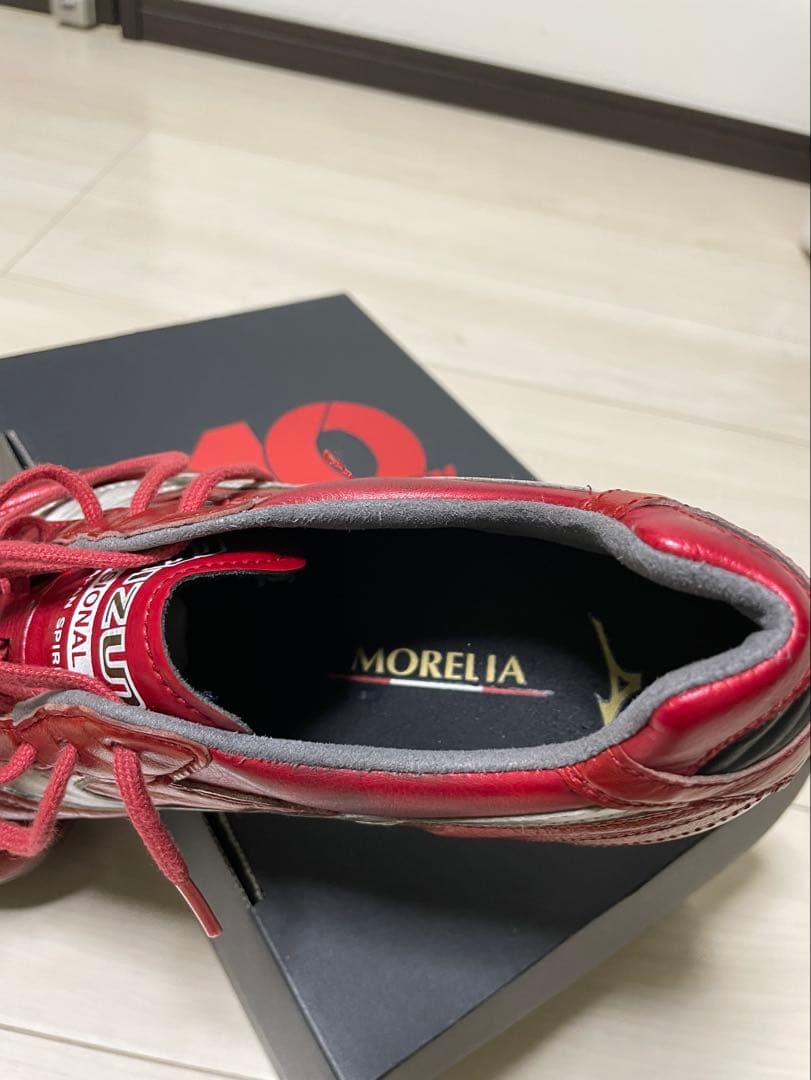 Mizuno Morelia 40th Anniversary レッド スパイク