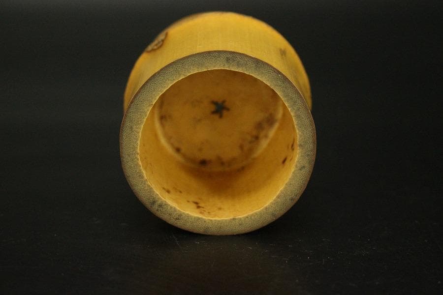 茶道具 蓋置 織部 ガラス 竹 他 五個 まとめて(A338)