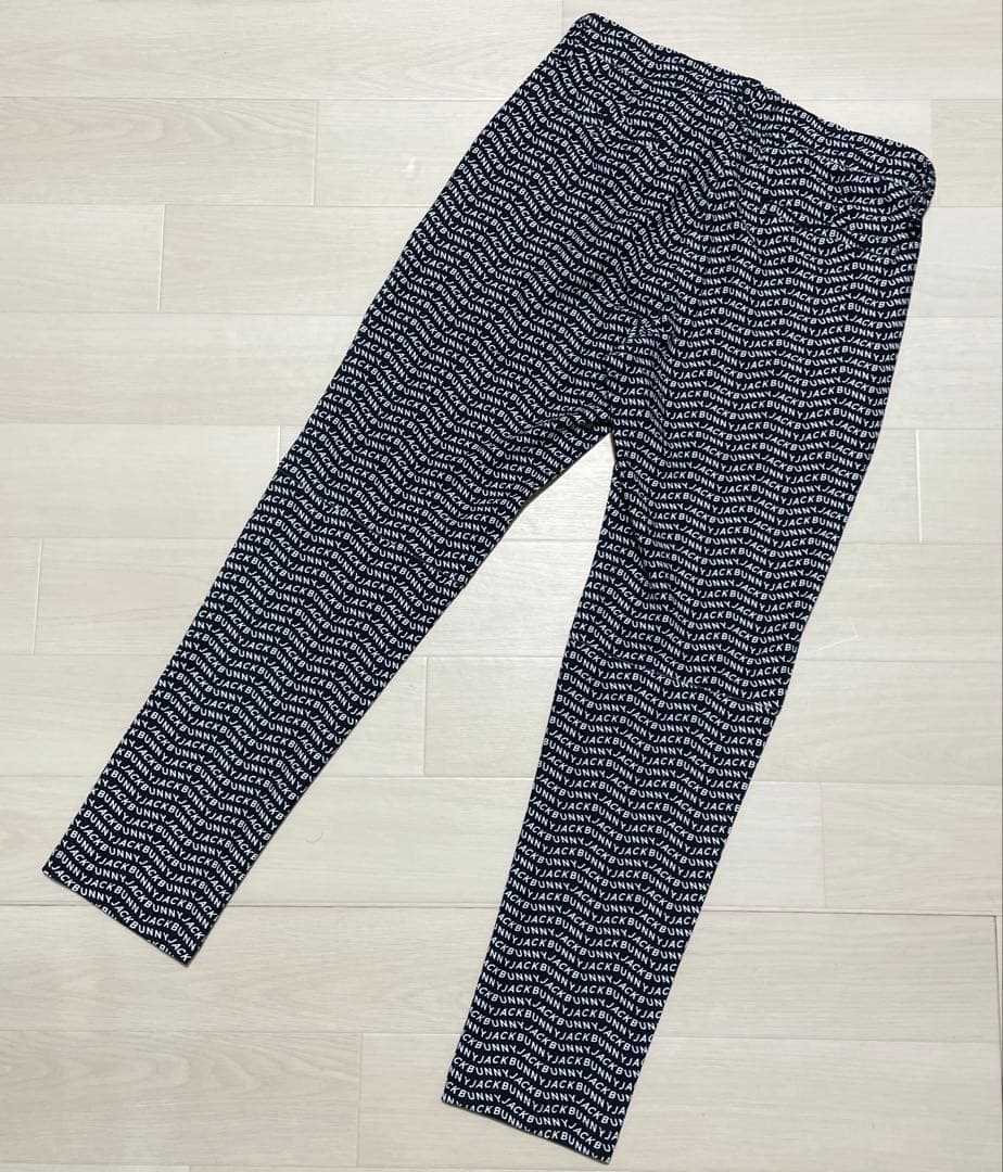 Jack Bunny!! 防透ラフール パンツ ロゴ柄 ジャックバニー パンツ