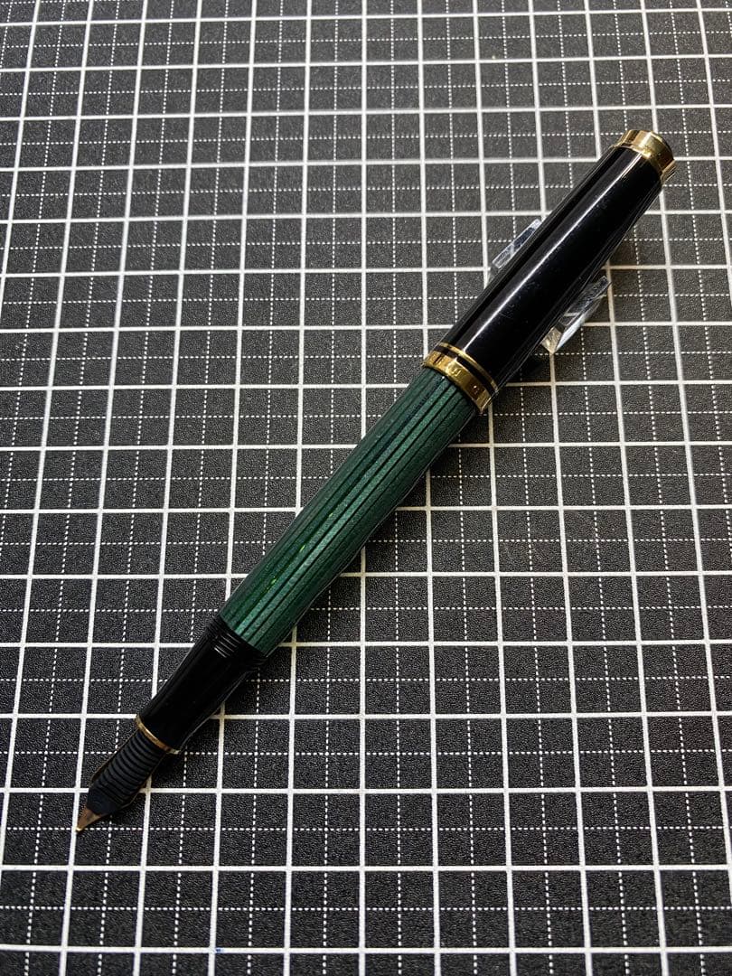 筆記具 PELIKAN Souveran M300 Green-Stripe FP