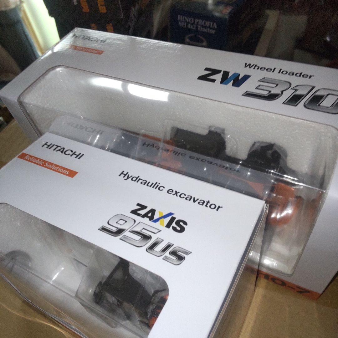 HITACHI ZAXIS 95US-7 & ZW310-7 セット