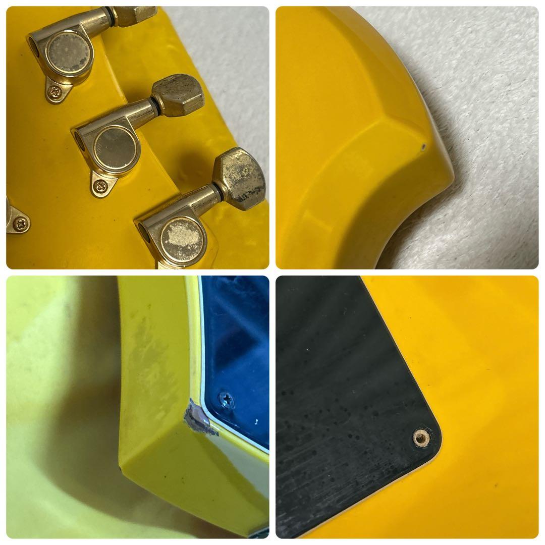 BURNY YH-JR hideモデル アンプ内蔵 モッキンバード ギター ②