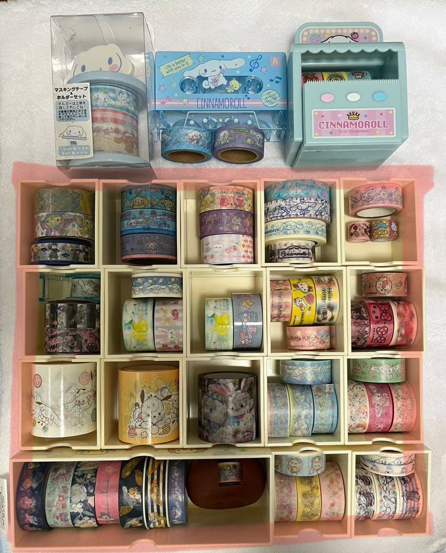 サンリオ　マスキングテープ　まとめ売り　シナモロール　ウィッシュミーメル