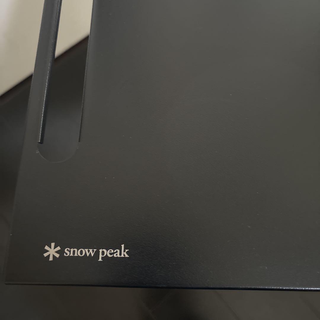 【 peak】　焚き火マイテーブル ブラック　雪峰祭限定品　スノーピーク