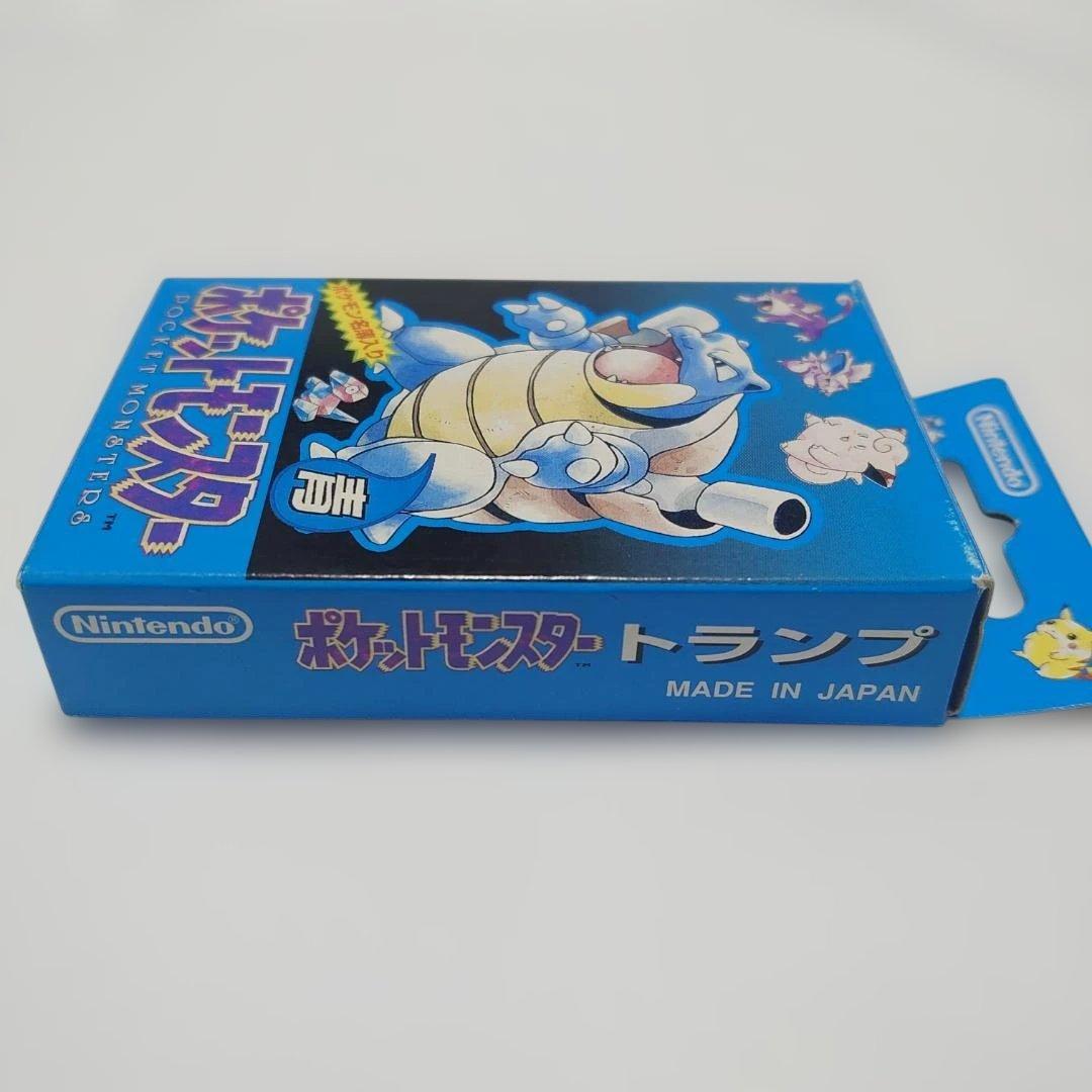 ポケットモンスター 青 トランプ ポケモン 任天堂 カメックス　美品