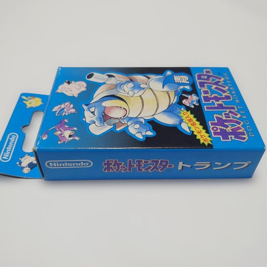 ポケットモンスター 青 トランプ ポケモン 任天堂 カメックス　美品